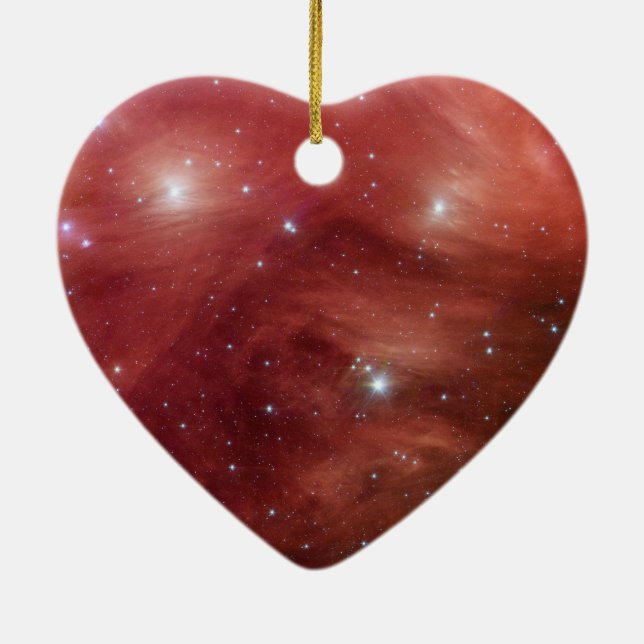 Adorno De Cerámica Pléyades rosadas infrarrojas SSC2007 07b (Atrás)