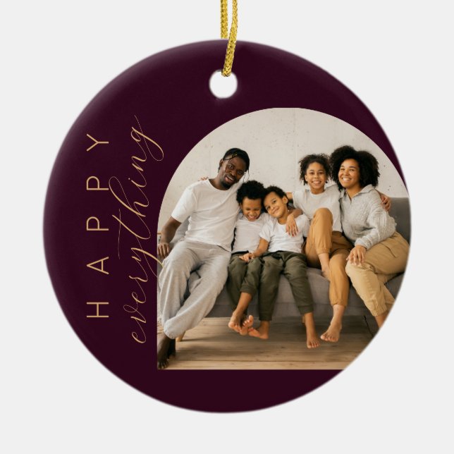 Adorno De Cerámica Plum Happy TODO (Frente)