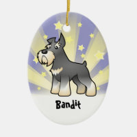 Poco Schnauzer de la estrella