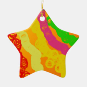 Adorno De Cerámica poderoso naranja