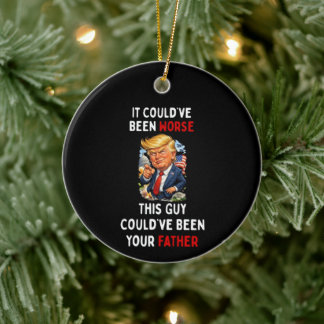 Adorno De Cerámica Podría haber sido peor Humorístico Trump