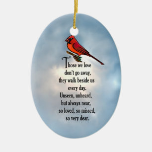 Adorno De Cerámica Poema "tan amado" del cardenal