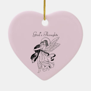 Adorno De Cerámica Poesía de los pensamientos de dios