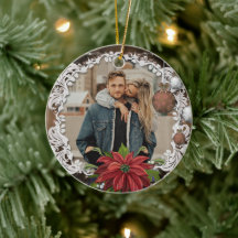 Poinsettia Bauble | Foto de feriado de Navidades d