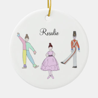 Adorno De Cerámica Polichinelle/Soldado/Chica de la fiesta personaliz