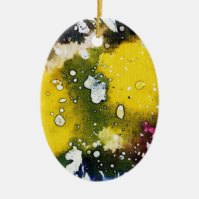 Adorno De Cerámica Policromópico #7 (Frente)