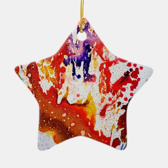 Adorno De Cerámica Policromoptic #1A de Michael Moffa (Frente)