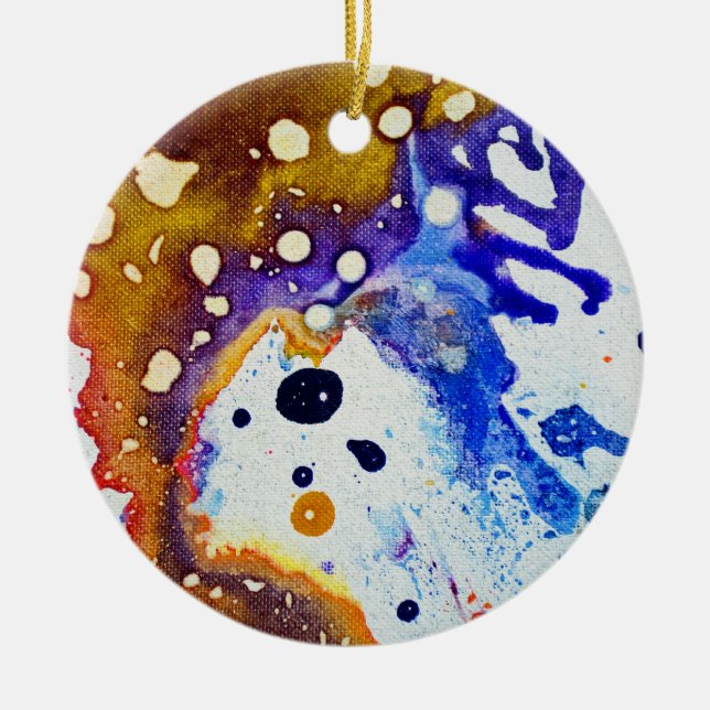 Adorno De Cerámica Policromoptic #1B de Michael Moffa (Frente)