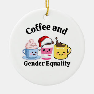 Adorno De Cerámica Política Divertida Café Feminista Orgullo Gay LGBT