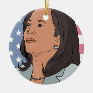 Adorno De Cerámica Política Kamala Harris