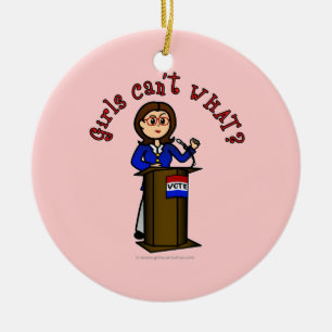 Adorno De Cerámica Político ligero