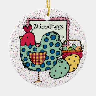 Adorno De Cerámica Pollo de cocina - SRF