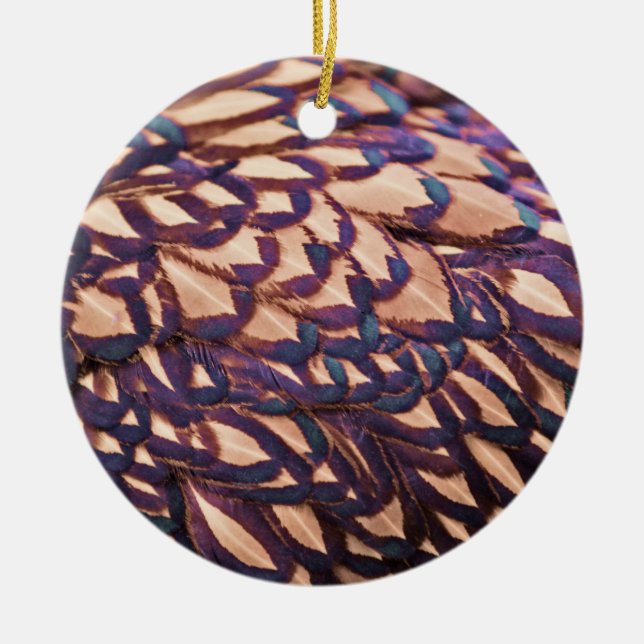 Adorno De Cerámica Pollo Wyandotte (Frente)