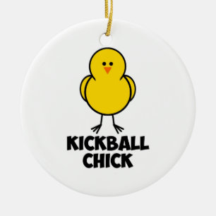 Adorno De Cerámica Polluelo de Kickball