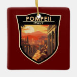 Adorno De Cerámica Pompeya Campania Italia Viaje al arte<br><div class="desc">Obra vectorial de Pompeya. Pompeya,  que alguna vez fue una próspera y sofisticada ciudad romana,  fue enterrada bajo metros de cenizas y ratones luego de la catastrófica erupción del Monte Vesubio en el año 79 D.C.</div>