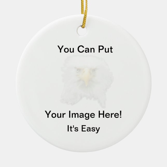 Adorno De Cerámica Pon aquí tu imagen (Frente)