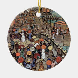 Adorno De Cerámica Ponte Della Paglia, Venecia de Maurice Prendergast
