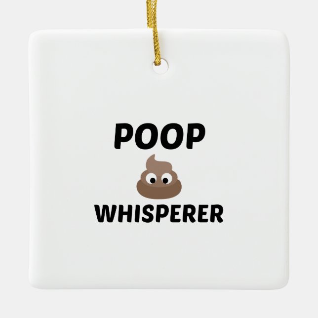ADORNO DE CERÁMICA POOP WHISPERER (Anverso)