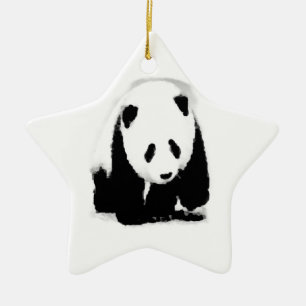 Adorno De Cerámica Pop Art Baby Panda