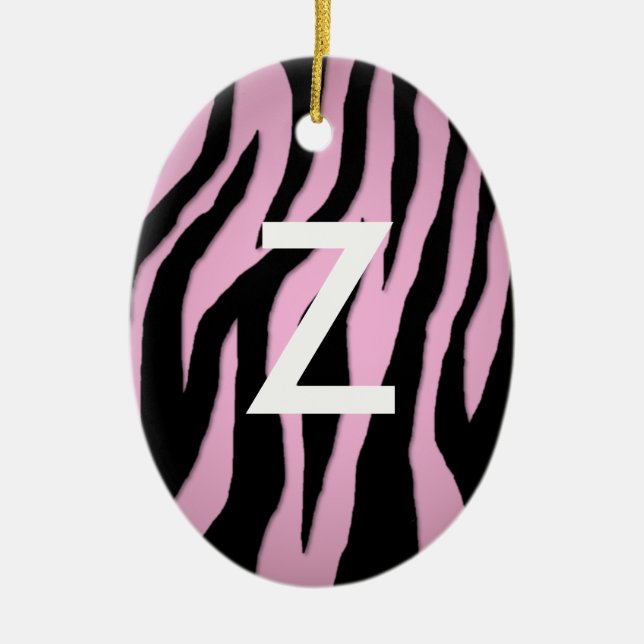 Adorno De Cerámica Pop Zebra (Frente)