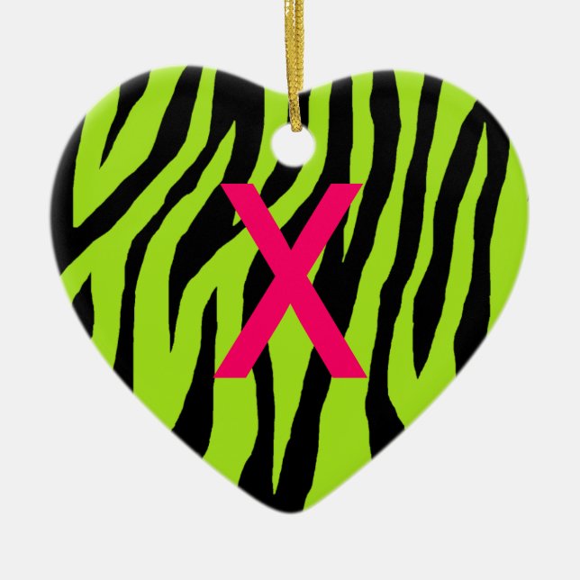 Adorno De Cerámica Pop Zebra (Frente)