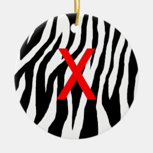 Adorno De Cerámica Pop Zebra