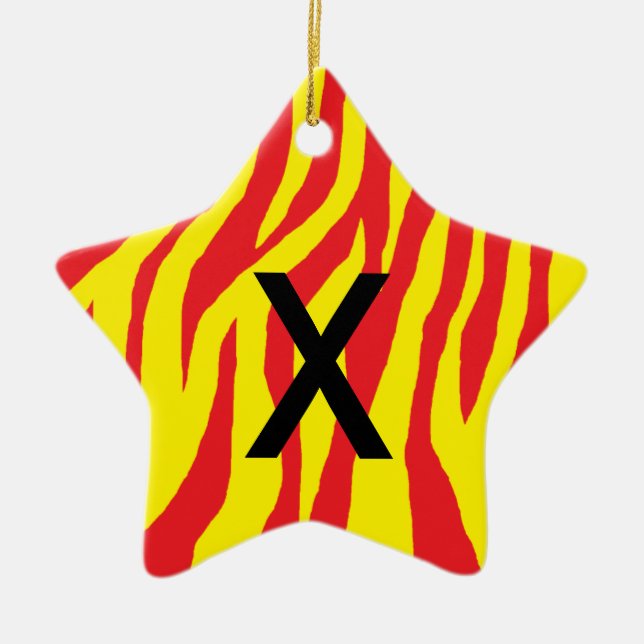 Adorno De Cerámica Pop Zebra (Frente)