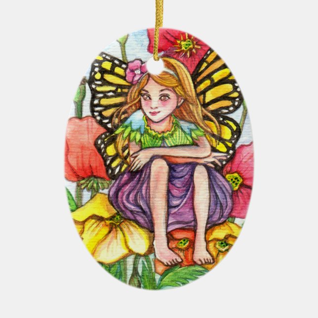 Adorno De Cerámica Poppy Fairy (Frente)
