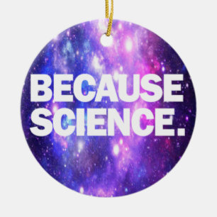Adorno De Cerámica Por la Ciencia
