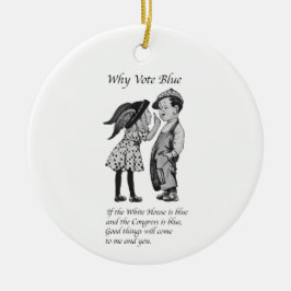 Adorno De Cerámica Por qué votar totalmente azul en 2028