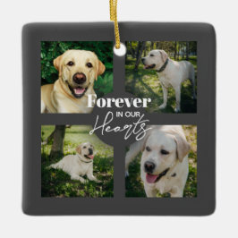Adorno De Cerámica Por Siempre en Nuestros Corazones Foto Personaliza