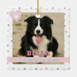 Adorno De Cerámica Por siempre en nuestros corazones Mascota del puen