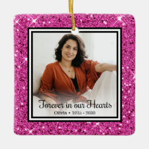 Adorno De Cerámica Por Siempre en Nuestros Corazones Memorial con Bri