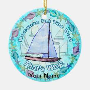 Adorno De Cerámica Porque Soy Papá