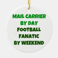 Portadora de correo por día fanática del fútbol po