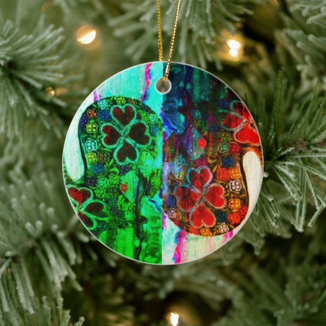 Adorno De Cerámica Portuguese folk art (Árbol)