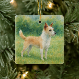 Adorno De Cerámica Portuguese Podengo