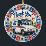 Adorno De Cerámica Postal Workers Appreciation<br><div class="desc">Postal Workers Appreciation</div>