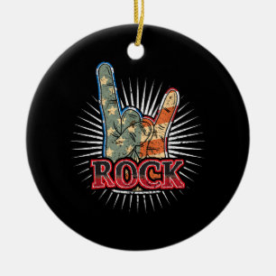 Adorno De Cerámica Póster de concierto de rock vintage USA - banda añ