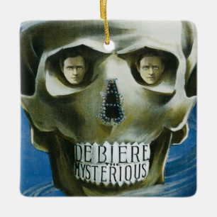 Adorno De Cerámica Póster vintage de magia, De Biere el Misterioso