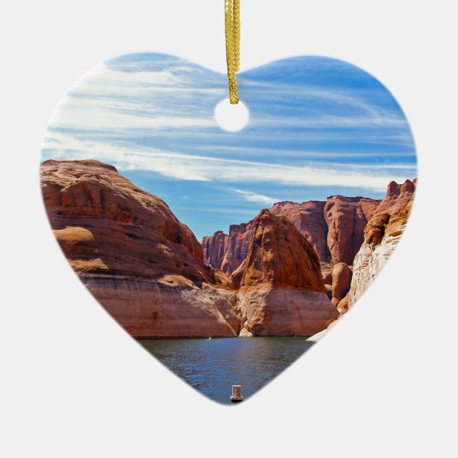 Adorno De Cerámica powell-lago-5068 (Frente)