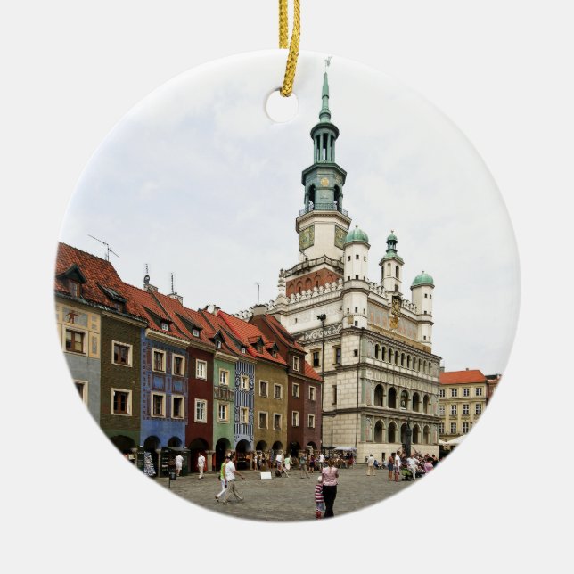 Adorno De Cerámica Poznań, Polonia (Frente)