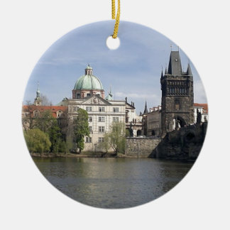 Adorno De Cerámica Praga en primavera