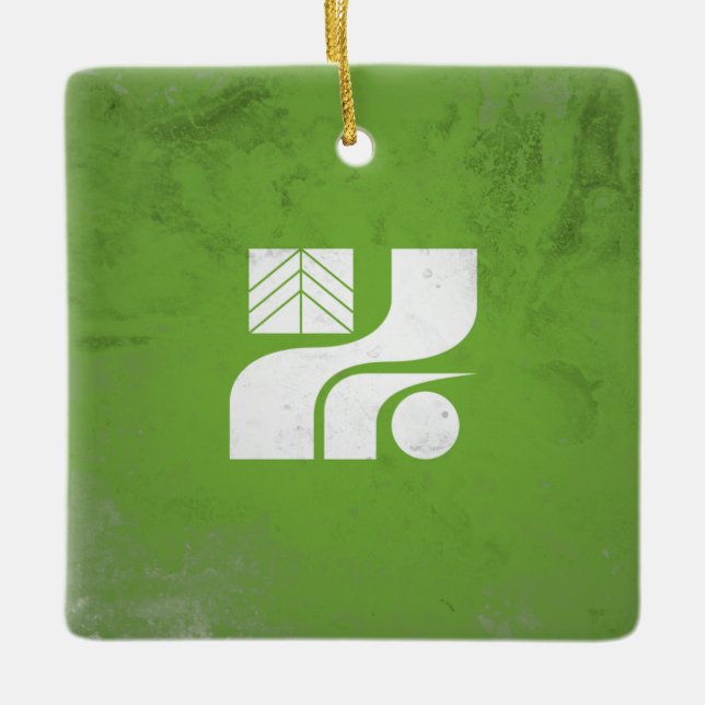 Adorno De Cerámica Prefectura de Tochigi (Anverso)