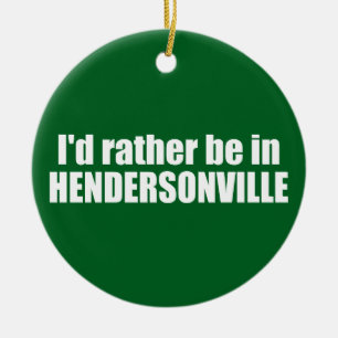 Adorno De Cerámica Preferiría Estar En Hendersonville Carolina del No