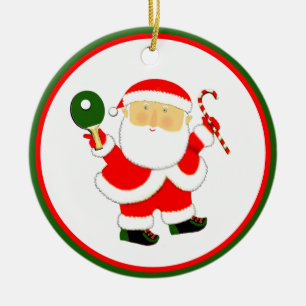 Adorno De Cerámica Premio de la fiesta de Navidad de Ping Pong