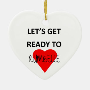Adorno De Cerámica Preparémonos para Rumbelle