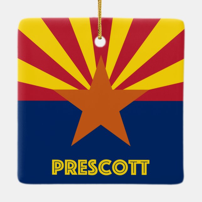 Adorno De Cerámica Prescott AZ (Reverso)
