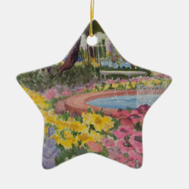 Adorno De Cerámica Prescott Park Garden Poppies Portsmouth NH