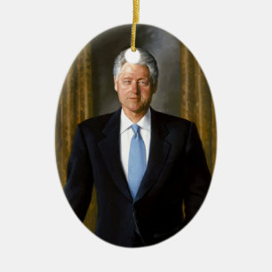 Adorno De Cerámica presidente de Bill Clinton los E.E.U.U.